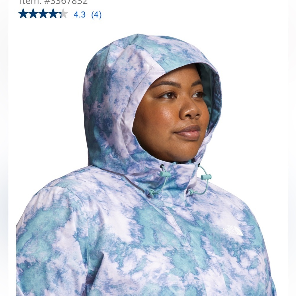 The North Face Women’s Plus Size Printed Antora Parka - Picture 12 of 16